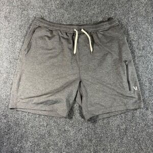 Vuori Mens Sunday Performance XXL Charcoal Grey Athletic Training Gym V402